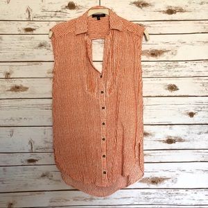 Velvet Heart Sleeveless Cutout Back Top